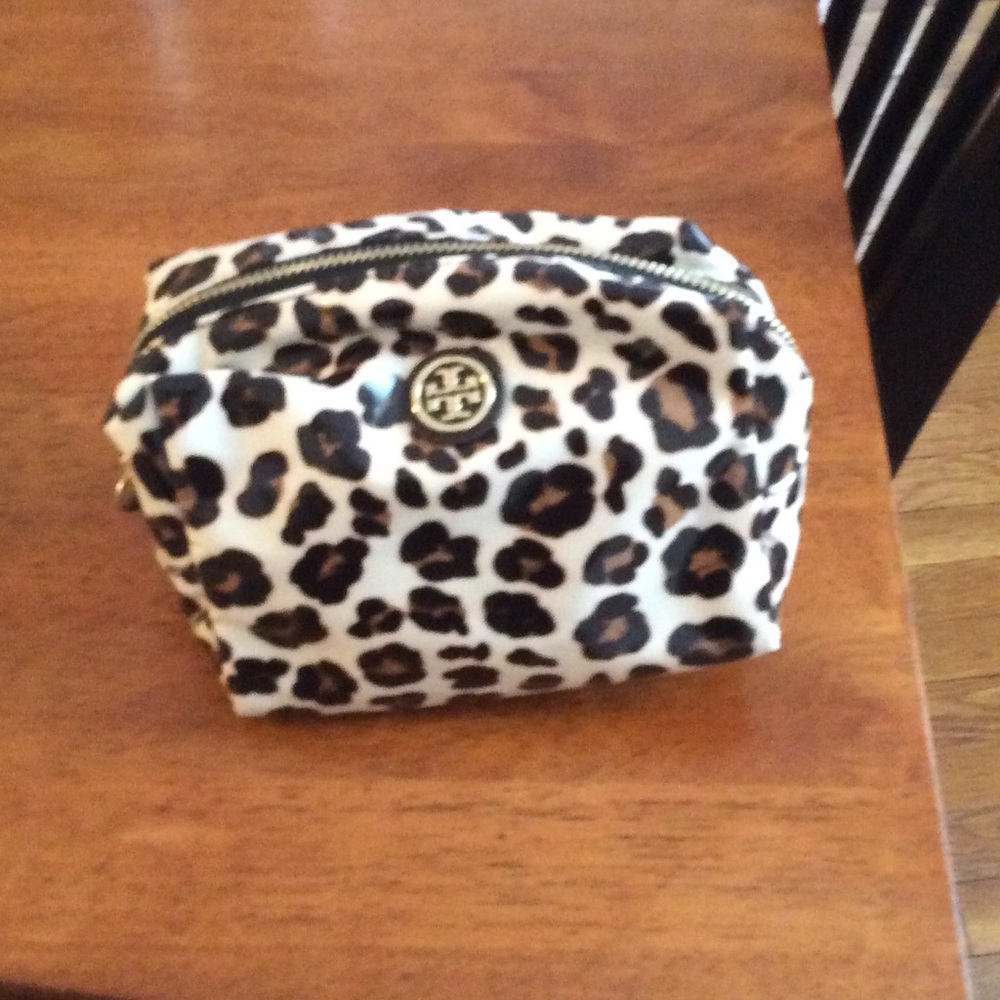 Tory Burch Leopard Print Bag - Black and Brown